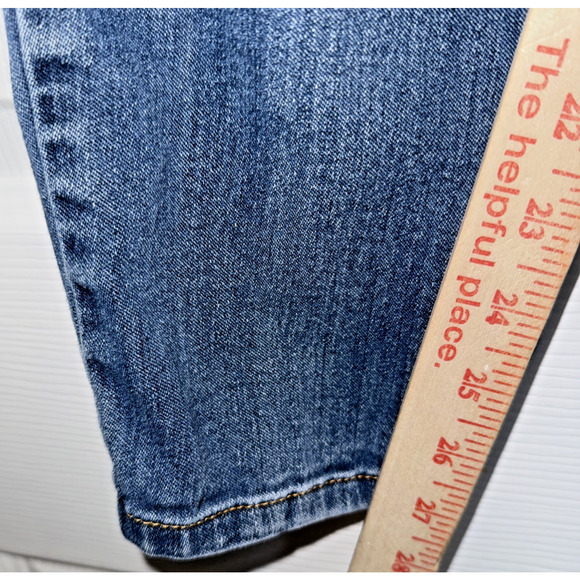 Michael Kors Women's Skinny Jeans Size 6 Medium Wash Blue Denim 28x27 Designer - Picture 6 of 11